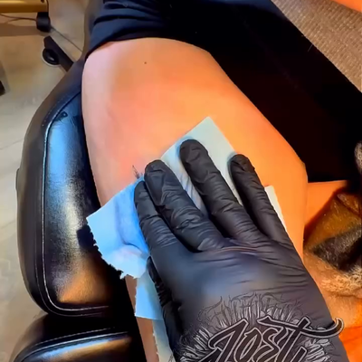 Absolutely pleasure doing this Fine-Line memorial for her! — tattoo by Ricky Aragon, Elkhorn, Nebraska