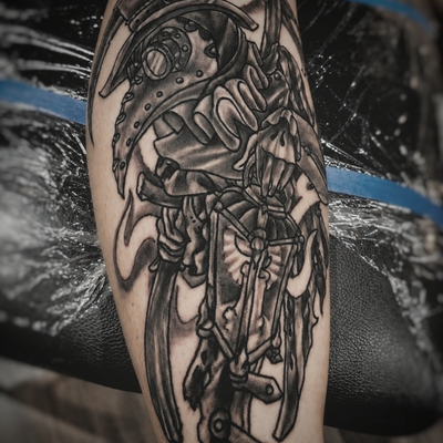 Plague doctor by @nemo619one  at Skin Dependent Tattoo and Laser removal 
#yumaa… — tattoo by nemo one, Yuma, Arizona