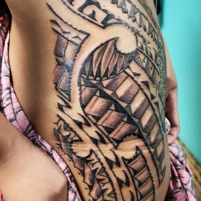 #freehandtattoo by Nemo One #freehandpolynesiantattoo #Polynesian #Tribal #pinoy… — tattoo by nemo one, Yuma, Arizona