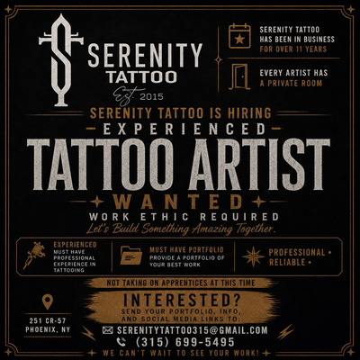 Spread the word and share share share! Thank you everyone for supporting us and … — tattoo by Tom Doyle, Phoenix, New York