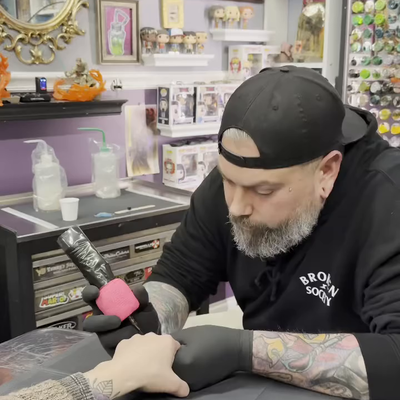 When your visual platform handler needs content but has no concept of personal s… — tattoo by Tom Doyle, Phoenix, New York