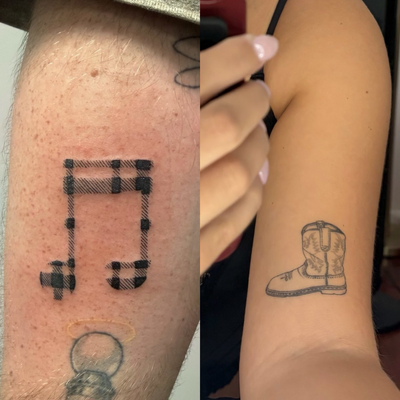 I don’t normally post things like this, but these are tattoos done on my childre… — tattoo by Tom Doyle, Phoenix, New York