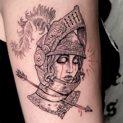 Tattoo of the day.
Artist: @wolfhound.tattoo 

Think your work deserves the spot… — tattoo by Inker App, Woburn, Massachusetts