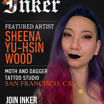 Sheena @yuhsintattoos has been tattooing for 6 years at Moth and Dagger Tattoo i… — tattoo by Inker App, Woburn, Massachusetts