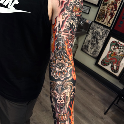 Tattoo of the day.
Artist: @aidbus_tattoos 

Think your work deserves the spotli… — tattoo by Inker App, Woburn, Massachusetts