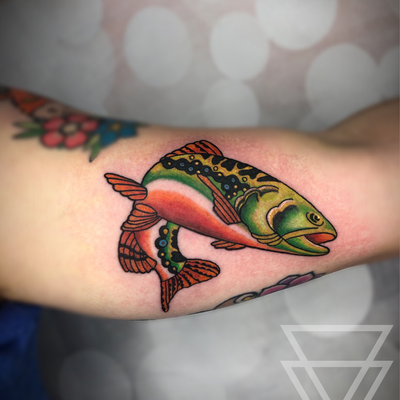 Fishy — tattoo by Celtae Flint, Albany, New York