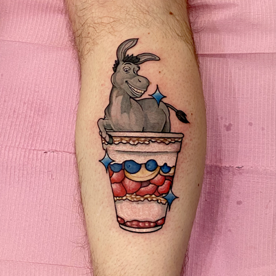 Everybody loves a parfait! — tattoo by Celtae Flint, Albany, New York