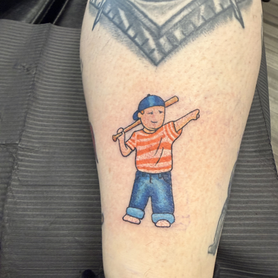 Guess who! — tattoo by Celtae Flint, Albany, New York