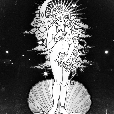 Aphrodite 🤍 AVAILABLE!! 
If you’re interested in getting this piece tattooed, p… — tattoo by Sara Haroun, Toronto, Ontario